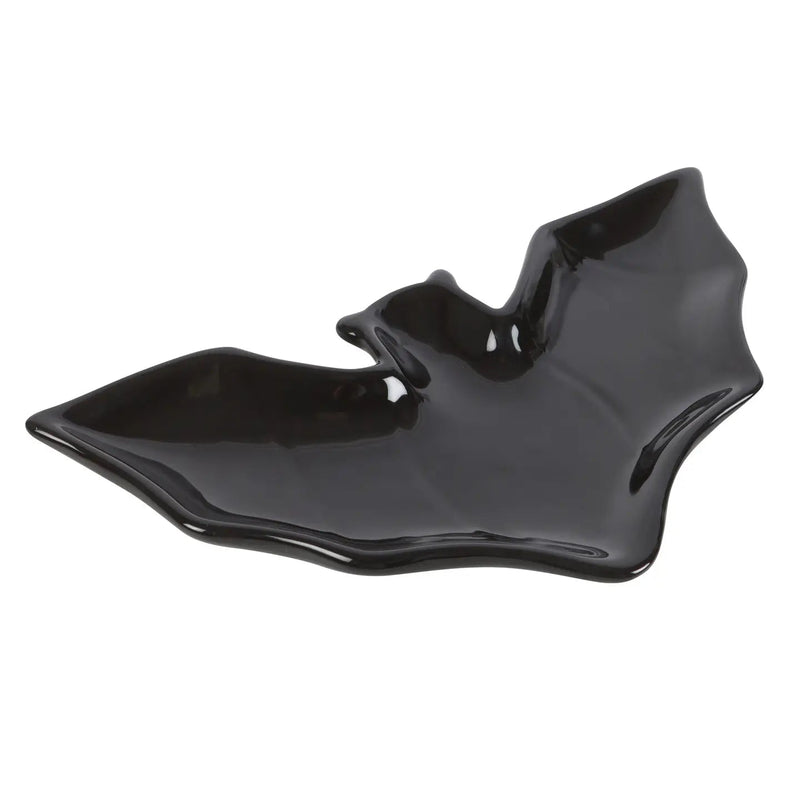 Gothic Halloween Black Bat Trinket Dish - Something Different Wholesale