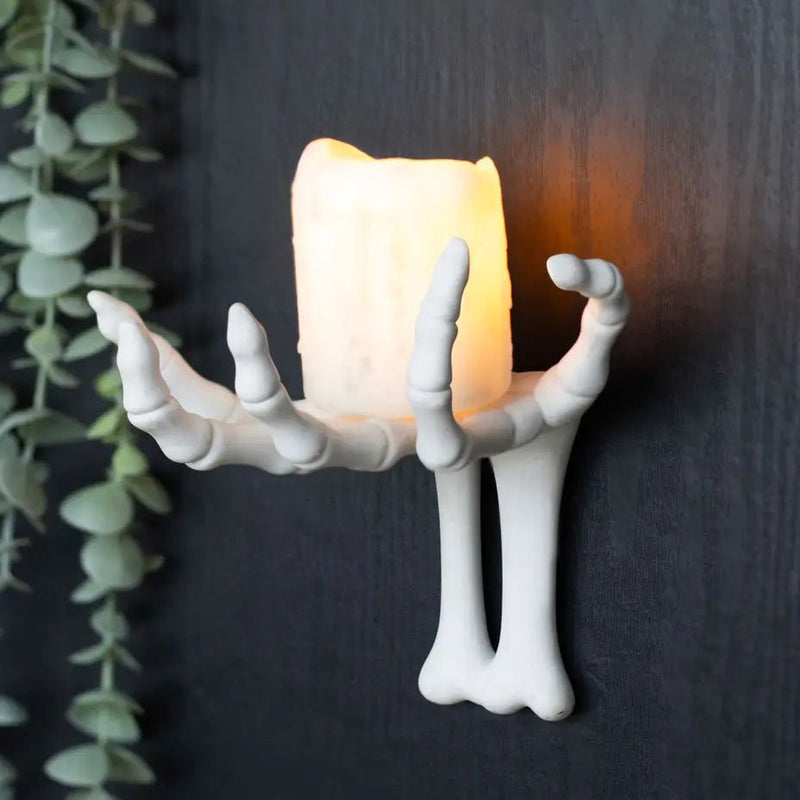 Gothic Halloween Skeleton Hand Wall Hook - Something Different Wholesale