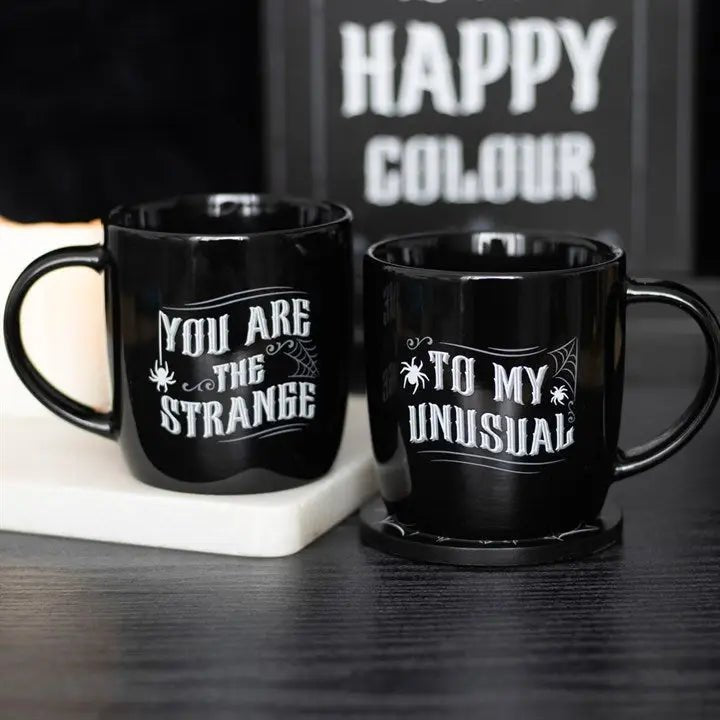 Gothic Strange and Unusual Couples Mug Set - Something Different Wholesale