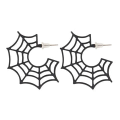 Halloween Spiderweb Earrings - Something Different Wholesale