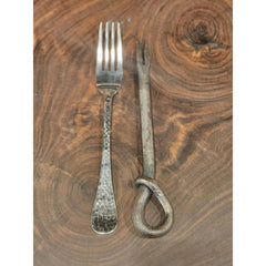 Hand Forged Iron Rustic Cheese Fork - Kitchen Accessorieskalisee