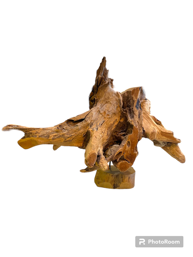 Wooden Horse Head Sculpture- 32"