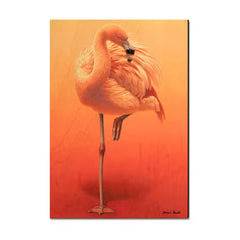 Hot Pink Flamingo Wood Print Magnets - Accent DecorDaydreamHQ