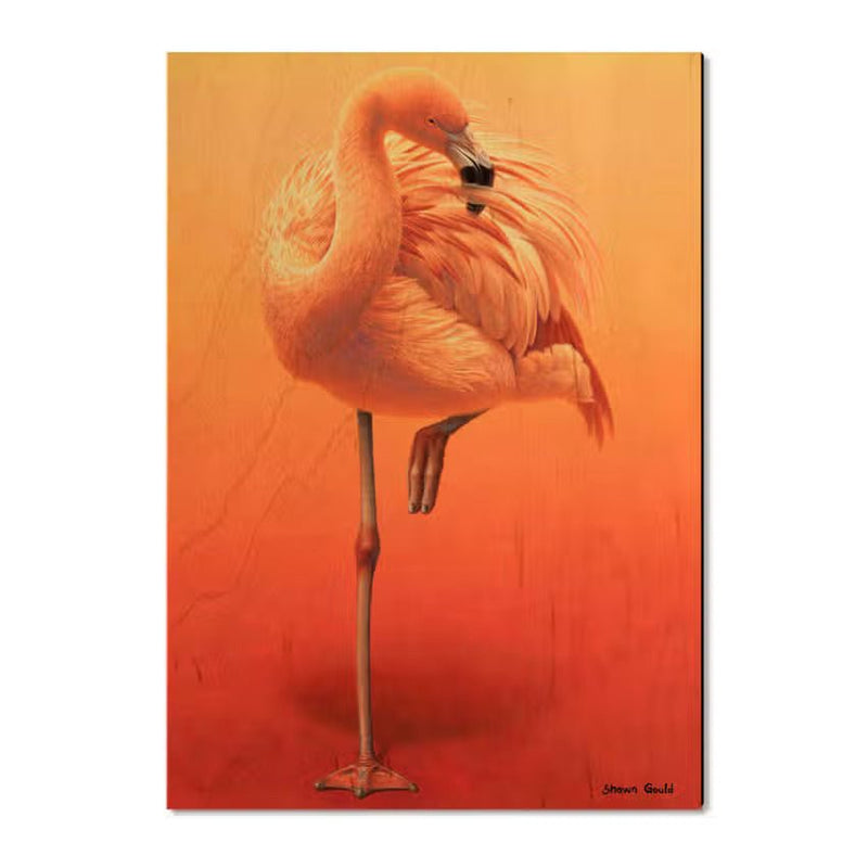 Hot Pink Flamingo Wood Print - Wall Art - Wall DecorDaydreamHQ