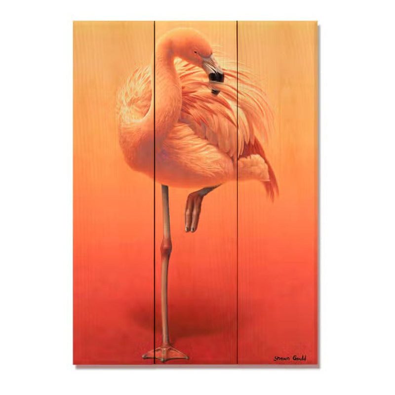 Hot Pink Flamingo Wood Print - Wall Art - Wall DecorDaydreamHQ