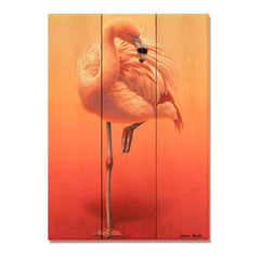 Hot Pink Flamingo Wood Print - Wall Art - Wall DecorDaydreamHQ