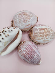 The Lord's Prayer Cowrie Shell