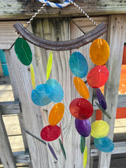 Colorful Capiz Shells Wind Chimes – Feblilac Store