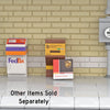 IPS Overnight Express Envelope -  Custom Printed Using on a LEGO® Part - (2 x 2 Tile)