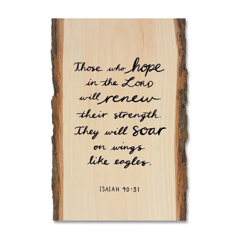 Isaiah 40:31 Scripture - Wood Magnet Bible Verse - Accent DecorDaydreamHQ