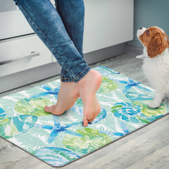 Isla Mona Coastal Decorative Vinyl Comfort Floor Mat - CounterArt/Highland Home/Thirstystone/CoasterStone