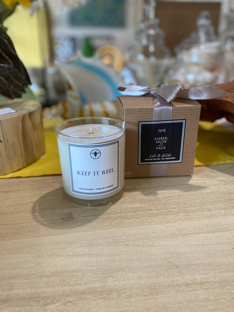 Keep It Reel Soy Candle - CandleElla B. Candles