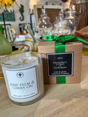 Keep Palm & Carry On Soy Candle - CandleElla B. Candles