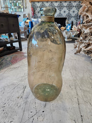 Large Vintage Glass Vase – Decorative Floor Vase - Accent DecorLoving Coastal Living