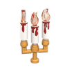 Halloween Candelabra (White) -  Custom Printed Minifig Accessory - Made Using LEGO® Parts