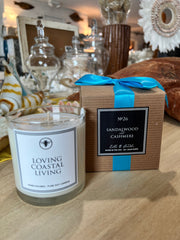 Loving Coastal Living Soy Candle - CandleElla B. Candles