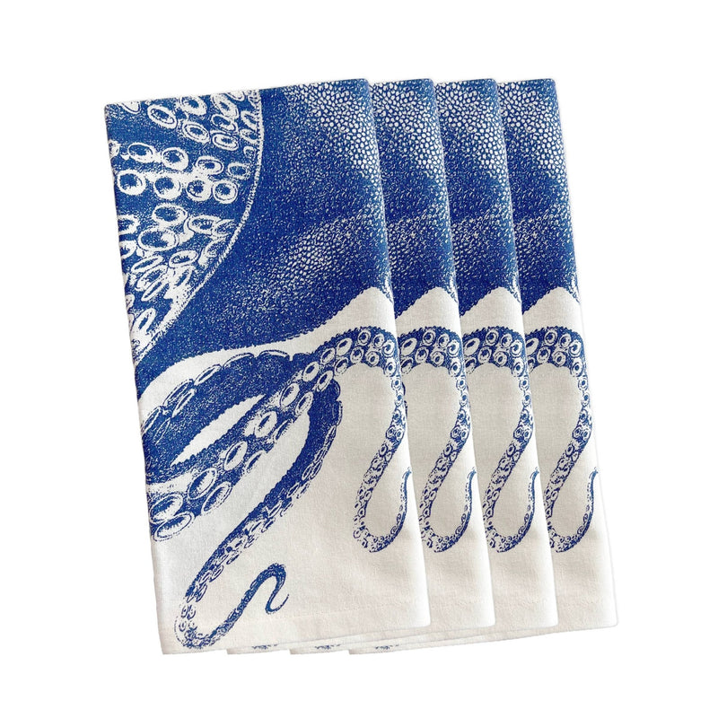 Lucy the Octopus Dinner Napkins, Set of 4 - Table LinenCaskata