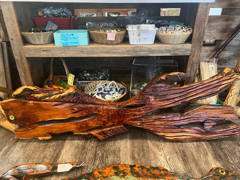 Mahi Mahi Chainsaw Art - Accent DecorChainsaw Art Rockport