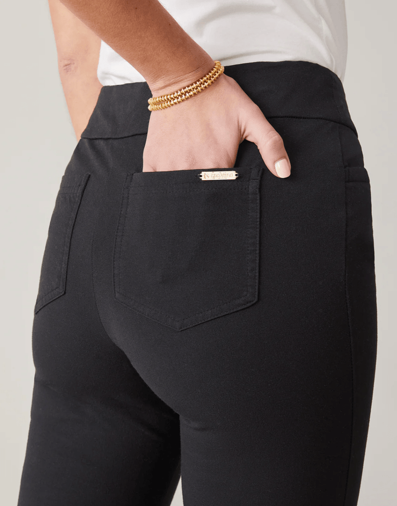 Maren Pull - On Pant Black - ApparelSPARTINA 449