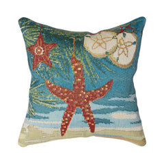 Marina Coastal Ornaments Indoor/Outdoor Pillow Ocean - Throw PillowLiora Manne