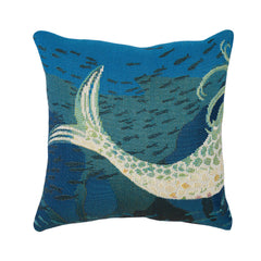 Marina Mermaids Are Real Indoor/Outdoor Pillow - Throw PillowLiora Manne