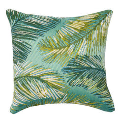 Marina Palm Border Indoor/Outdoor Pillow 18