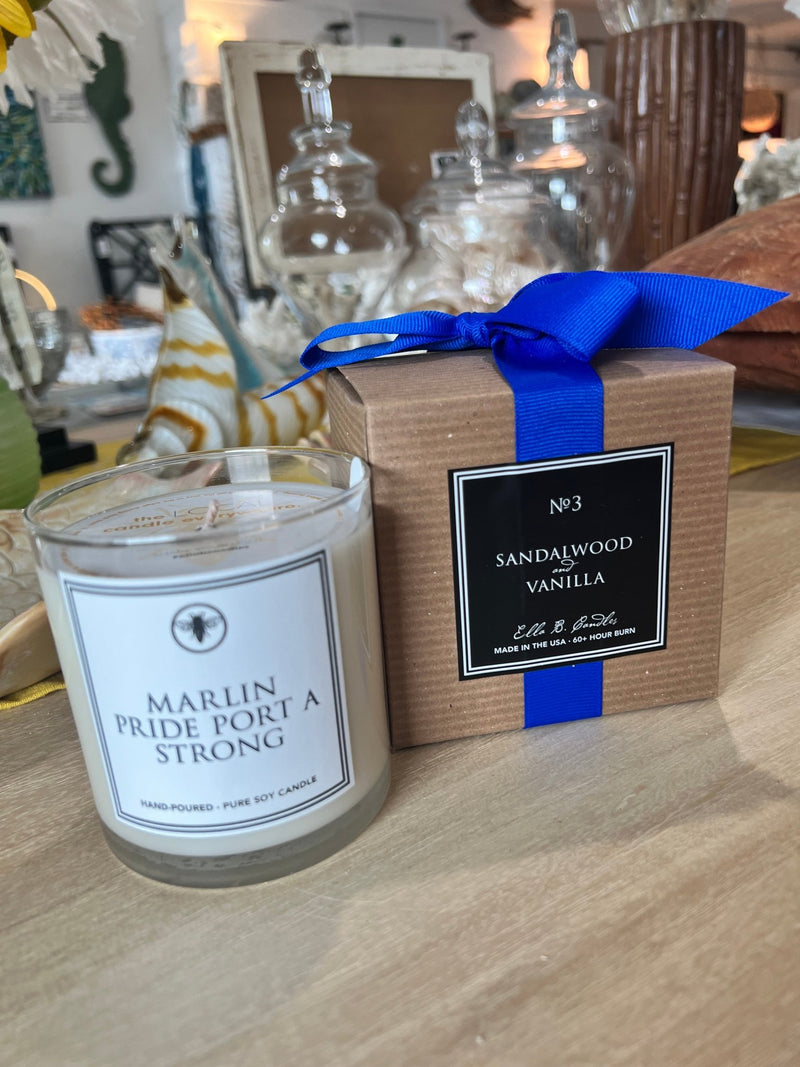 Marlin Pride - Port A Strong Soy Candle - CandleElla B. Candles