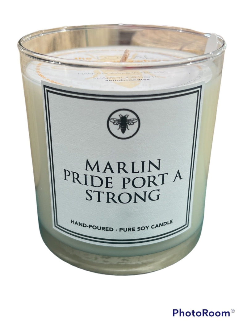 Marlin Pride - Port A Strong Soy Candle - CandleElla B. Candles