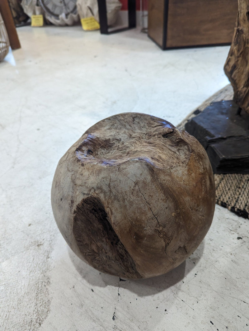 Medium Teak Ball - Exact One SK - ShoreKept