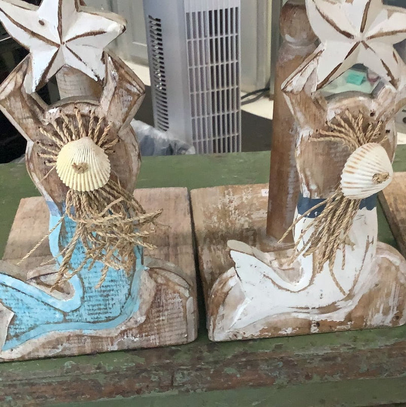 Mermaid Paper Towel Holder - World Shells Imports