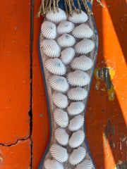 Mermaid Shell Art - 2 Colors & 3 Shells - Wall DecorWorld Shells Imports
