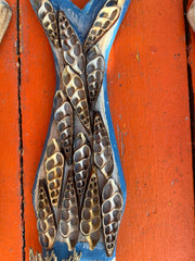 Mermaid Shell Art - 2 Colors & 3 Shells - Wall DecorWorld Shells Imports