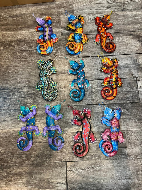 Metal Geckos- 10 Styles | Loving Coastal Living