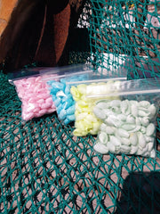 Mixed Pastel Dyed Bubble Shells - Loving Coastal Living