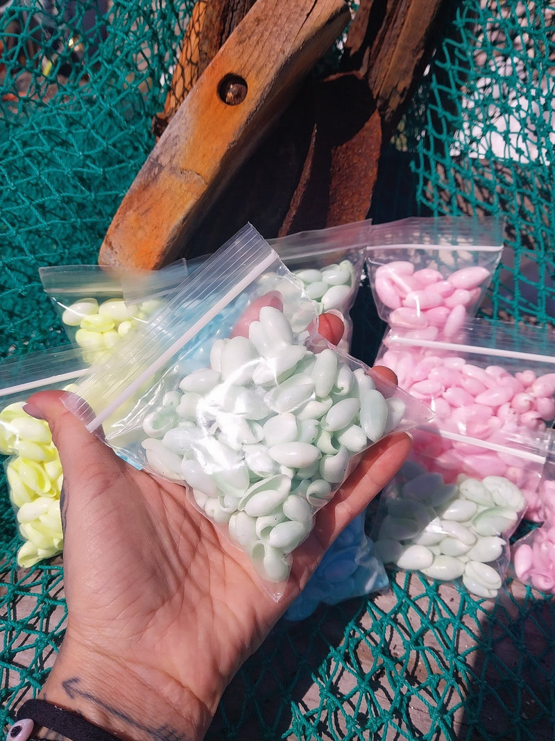 Mixed Pastel Dyed Bubble Shells - Loving Coastal Living