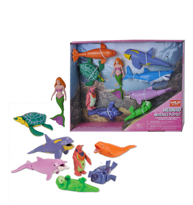 Moveable Mermaid Set 11" - Wild Republic