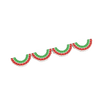 Christmas Bunting - Seasonal Decor - Custom Printed - Made Using LEGO® Parts