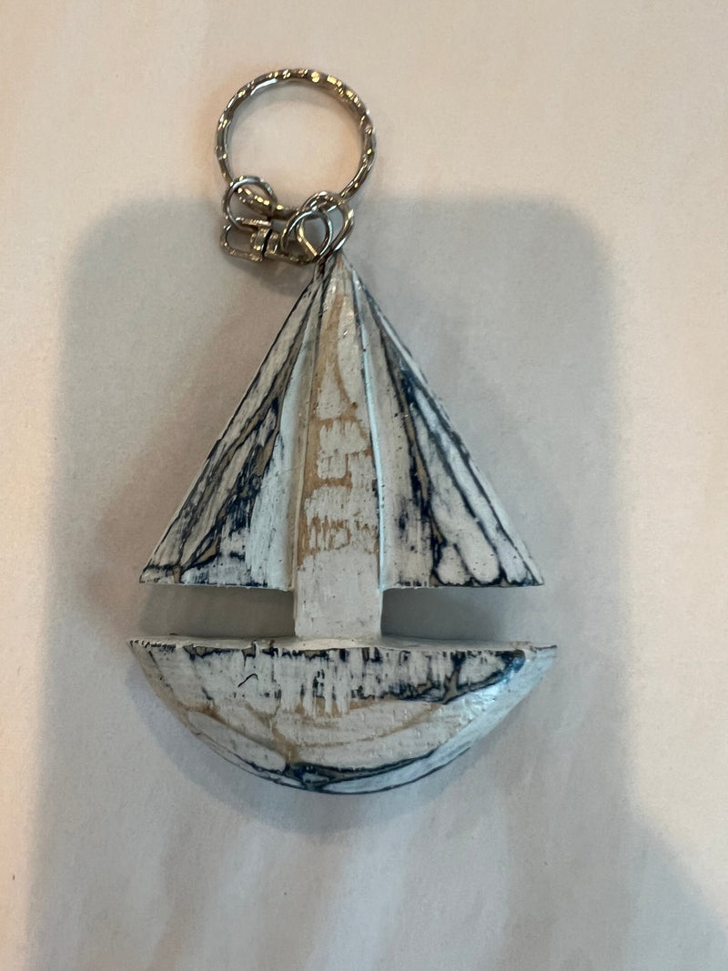 Nautical Wood Keychains - 14 Styles - JewelryKamibashi