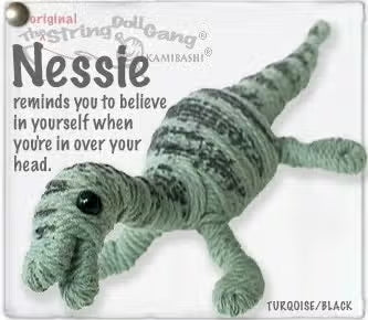 Nessie the Loch Ness Monster String Doll Keychain