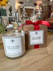 No Crabby Attitudes Soy Candle - CandleElla B. Candles