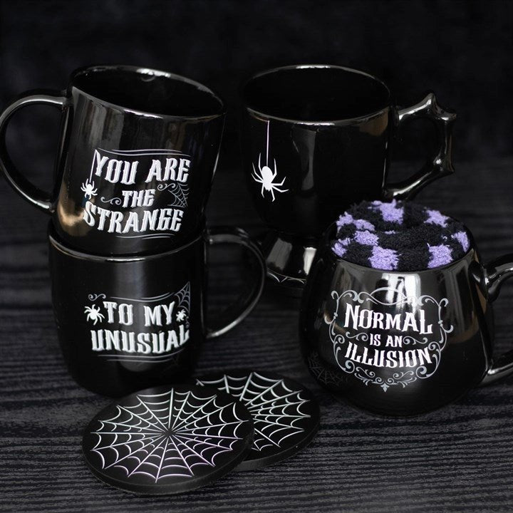 Normal Is An Illusion Gothic Mug and Socks Set - Something Different Wholesale