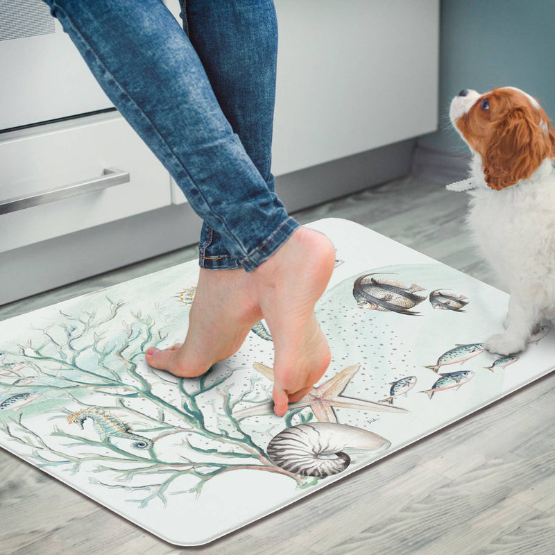 Ocean Treasures Decorative Comfort Floor Mat 30" x 20" - CounterArt/Highland Home/Thirstystone/CoasterStone