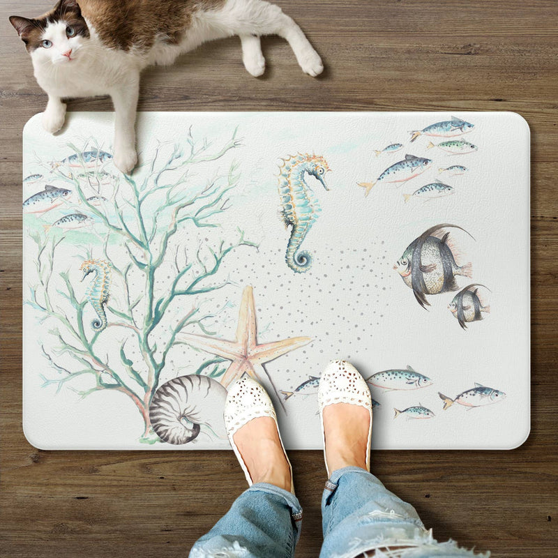 Ocean Treasures Decorative Comfort Floor Mat 30" x 20" - CounterArt/Highland Home/Thirstystone/CoasterStone