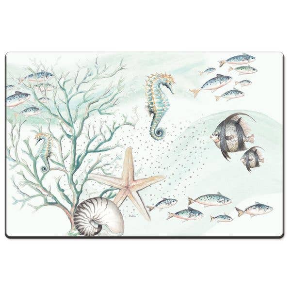 Ocean Treasures Decorative Comfort Floor Mat 30" x 20" - CounterArt/Highland Home/Thirstystone/CoasterStone