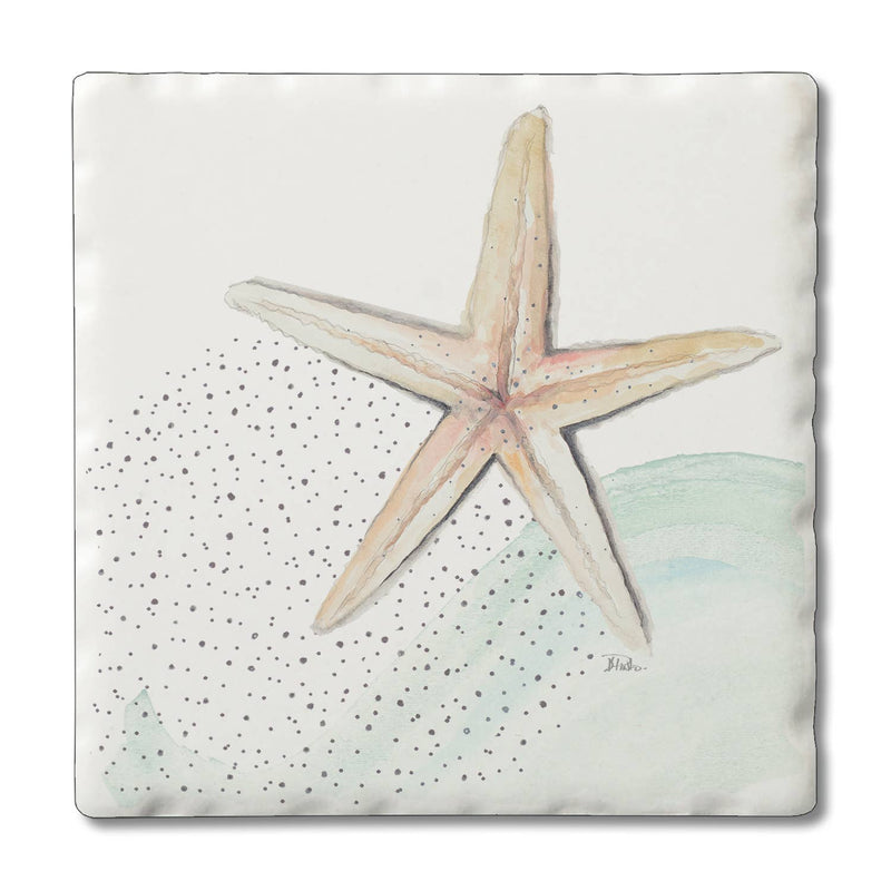 Ocean Treasures Single Coaster - 12 Assorted - CounterArt/Highland Home/Thirstystone/CoasterStone