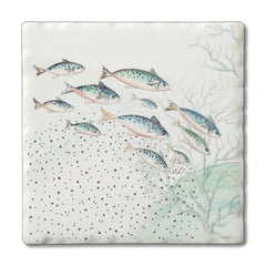 Ocean Treasures Single Coaster - 12 Assorted - CounterArt/Highland Home/Thirstystone/CoasterStone