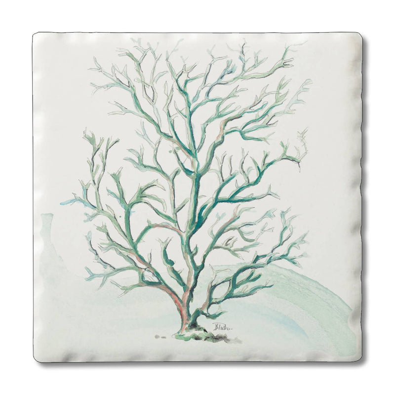 Ocean Treasures Single Coaster - 12 Assorted - CounterArt/Highland Home/Thirstystone/CoasterStone