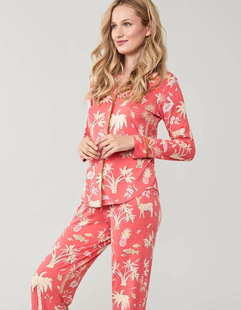 Pajama Top Lowcountry Fauna Red - pajama topSPARTINA 449