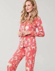 Pajama Top Lowcountry Fauna Red - pajama topSPARTINA 449