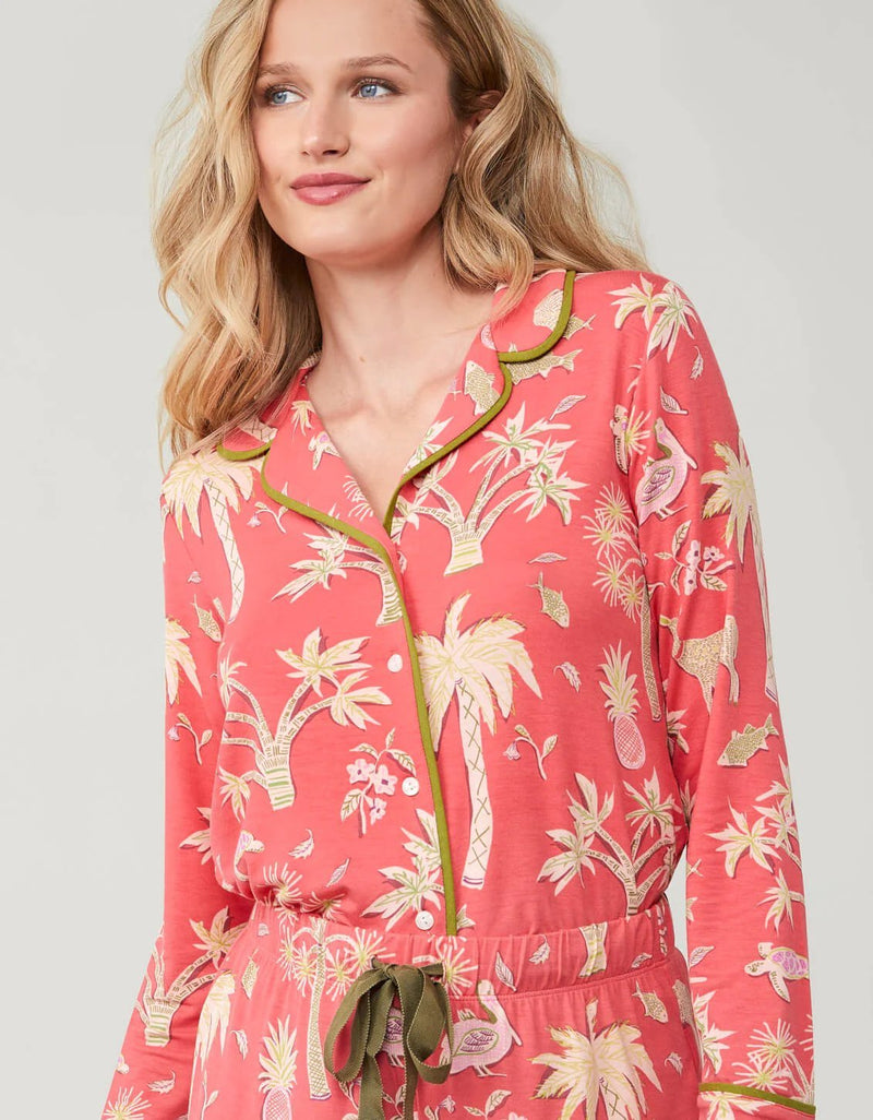 Pajama Top Lowcountry Fauna Red - pajama topSPARTINA 449